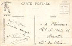 CPA Militaria Sauter le mur