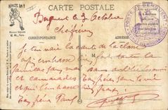 CPA Militaria L'echelle de la classe