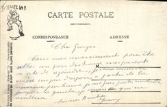 CPA Militaria Le train de 10h3