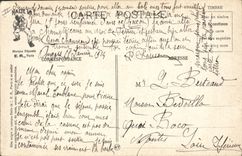 CPA Militaria Le compte jus de la classe Perco 