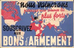 VINTAGE POSTCARD Militaria Goods of armament