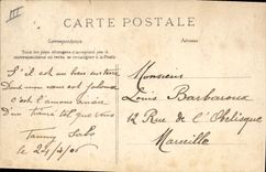 CPA Folklore Galanterie villageoise 