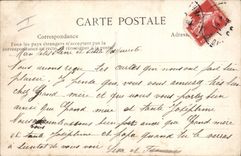 CPA Folklore La fin du jour 