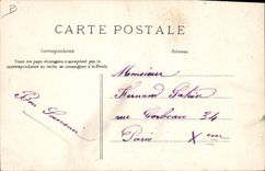 CPA Folklore Retour des champs 