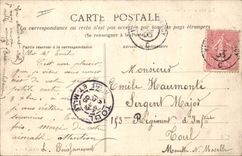 CPA Folklore La vie aux champs La tireuse de cartes Voyante