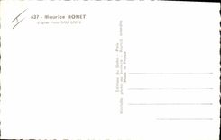 VINTAGE POSTCARD Cinema Maurice Ronet Sam Levin