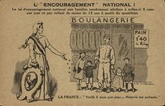 CPA L'Encouragement National Boulangerie 