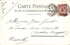 VINTAGE POSTCARD Folklore Tobacco Pipe Dr. Roux Marine Bateay TOP