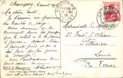 CPA Folklore Tabac Femme en route pour le village Suisse