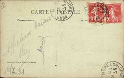 CPA Folklore Tabac Jura Type du berger du Haut Jura 