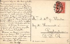 CPA Folklore Tabac Enfant Trefles