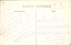 VINTAGE POSTCARD Bateau Toul Barge the canal has Saint Mansuy