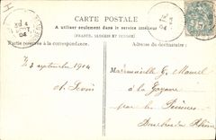 CPA Bateau Peniche Bar sur Aube Le batard