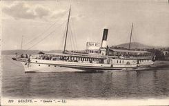 CPA Bateau Geneve