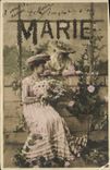 CPA Fantaisie Prenom Marie
