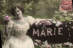 CPA Fantaisie Prenom Marie