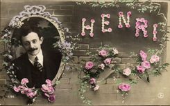 CPA Fantaisie Prenom Henri