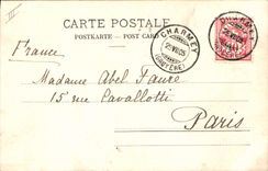 VINTAGE POSTCARD Goat On Alpe Switzerland Goats