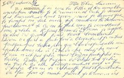 VINTAGE POSTCARD Argenteuil Goat