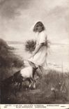 CPA Chevre Walhain Sur la cote d'Emeraude Salon 1913