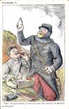 VINTAGE POSTCARD Fantasy Illustrator Leandre Soldier Militaria Mint of Ricqles