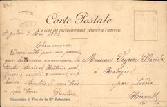 Ilustrador de Lessieux de la fantasía de la POSTAL de la VENDIMIA la cornisa de Esterel el punto de Trayas