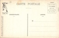 VINTAGE POSTCARD Militaria Fantasy continuations of an indigestion of fayots