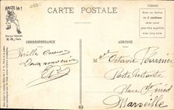 VINTAGE POSTCARD Fantasy Militaria Exercise of the moles