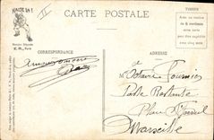 VINTAGE POSTCARD Militaria Fantasy With the reception room