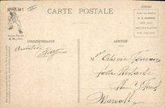 VINTAGE POSTCARD Militaria Fantasy to lay down It