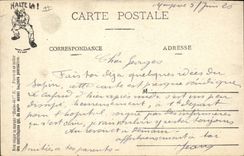 CPA Fantaisie Militaria Extinction des feux