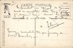 CPA Fantaisie Militaria Le coup du cornet