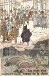 CPA Fantaisie Militaria Les reves d'un homme de la classe La sortie de la caserne 