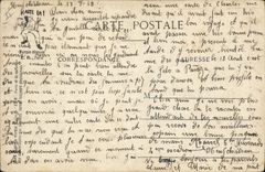 VINTAGE POSTCARD Militaria Fantasy the alphabet of the soldier Men of room