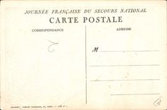 VINTAGE POSTCARD Fantasy Woman National Help