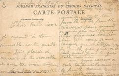 VINTAGE POSTCARD Fantasy Militaria National Help