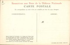 CPA Fantaisie Militaria Pour la France Versez votre or Coq
