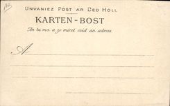 CPA Folklore Chez le Quemener L'essayage de la toilette 