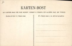 Folklore de la POSTAL de la VENDIMIA un ganadero de Mahalon que va a la feria del cerdo del cerdo de la Puente-Cruz