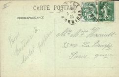 CPA Folklore Heureux age