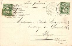 CPA Folklore Tabac Enfant a la pipe