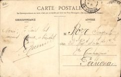 CPA Folklore Tabac Vieille femme de Guingamp fumant sa pipe