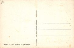 CPA Folklore Tabac Vieux Basque Pipe