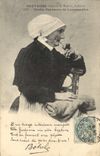 CPA Folklore Tabac Vieille paysanne de Cornouailles Botrel