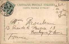 CPA Folklore Tabac Fumeur de pipe Italie