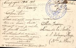 VINTAGE POSTCARD Boat Verdun Barge the Pierhead downstream from the lock