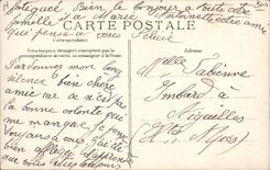 El folklore de Foret de la POSTAL de la VENDIMIA pone la TAPA de los coalmen