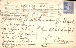 VINTAGE POSTCARD Boat Steamer Fabre Line Marseilles Germania