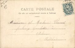 VINTAGE POSTCARD Fantasy Woman 10 hours of the evening Clock