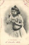 VINTAGE POSTCARD Fantasy Children five directions the taste Jam